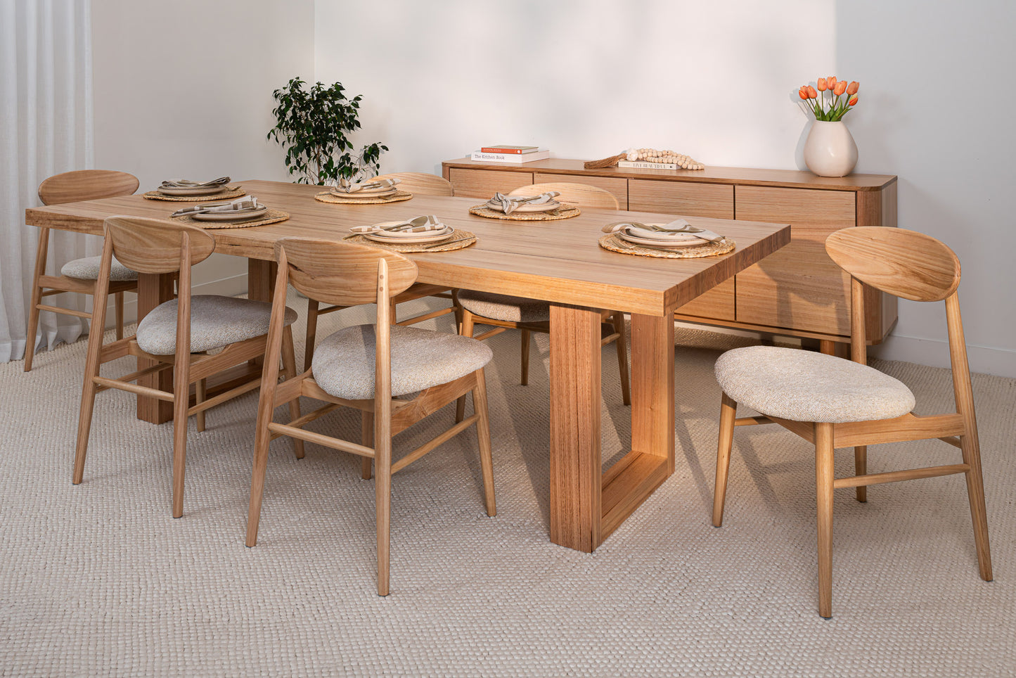 Hamilton Vic Ash Feature Grade Dining Table