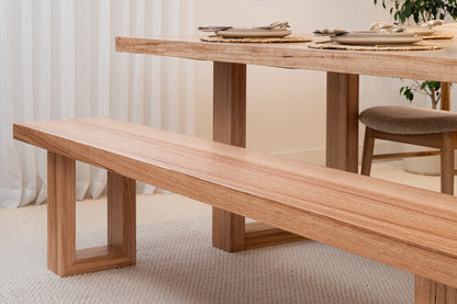 As New Hamilton Vic Ash Feature Bench Seat 2.2m