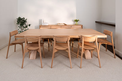 Ex Demo Axl Vic Ash Feature Grade Dining Table 2.4m