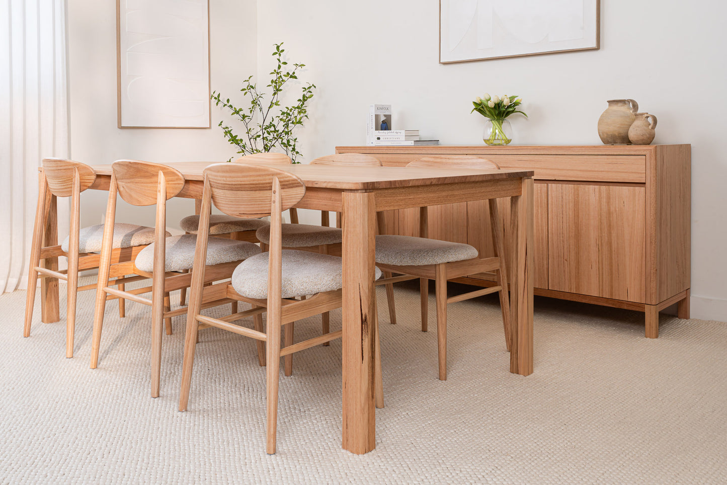 Yakka Tasmanian Oak Feature Grade Dining Table