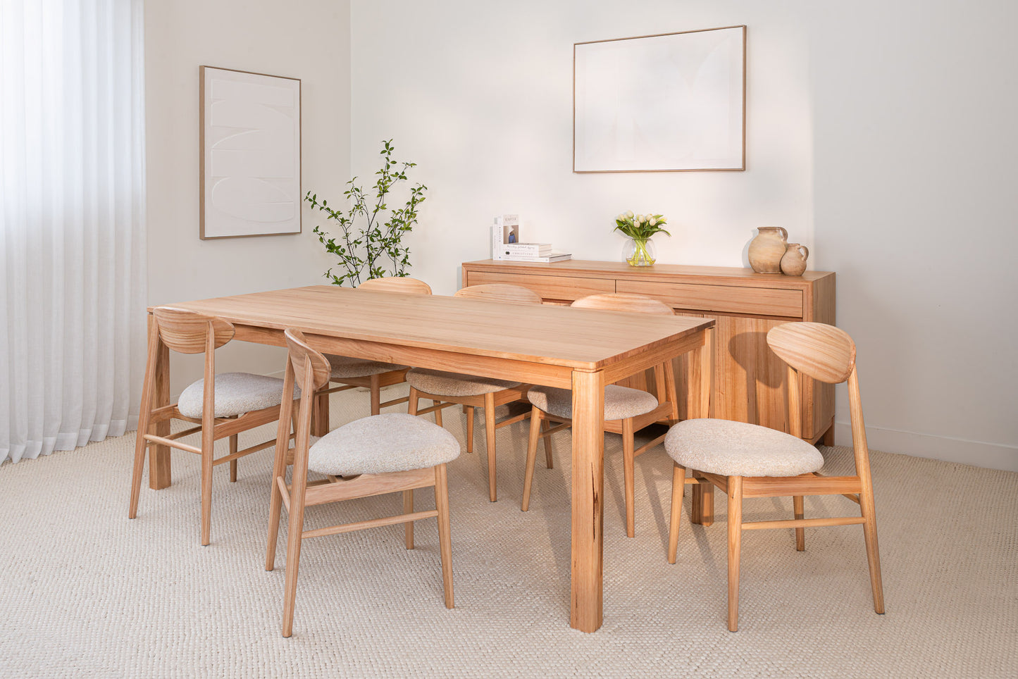 Yakka Tasmanian Oak Feature Grade Dining Table