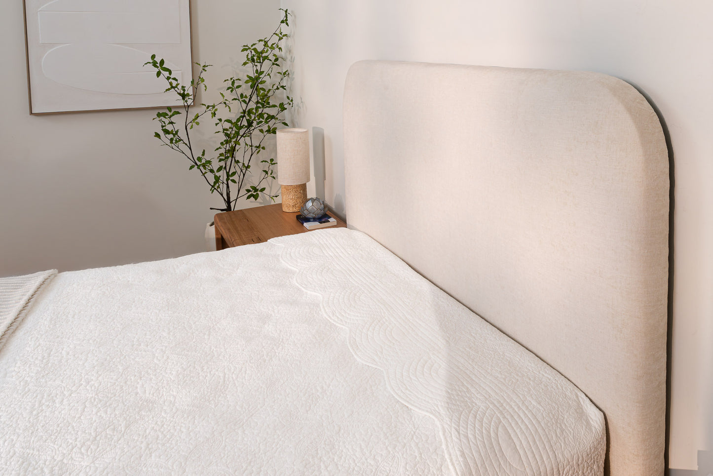 Yakka Curve Tasmanian Oak Feature Grade Bed Frame