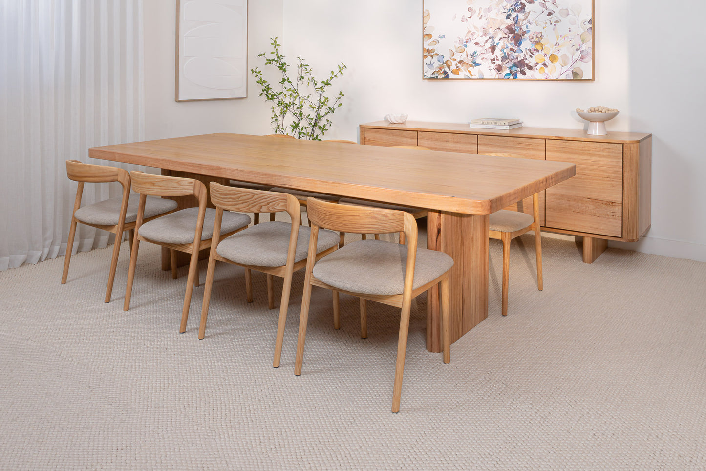 Marlow Vic Ash Feature Grade Dining Table