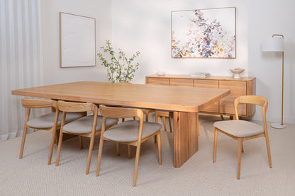 Marlow Vic Ash Feature Grade Dining Table