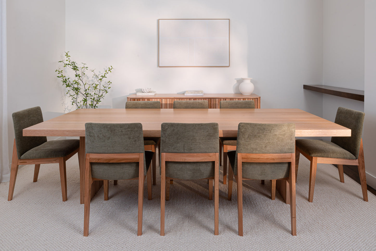 Hermes Vic Ash Signature Dining Table