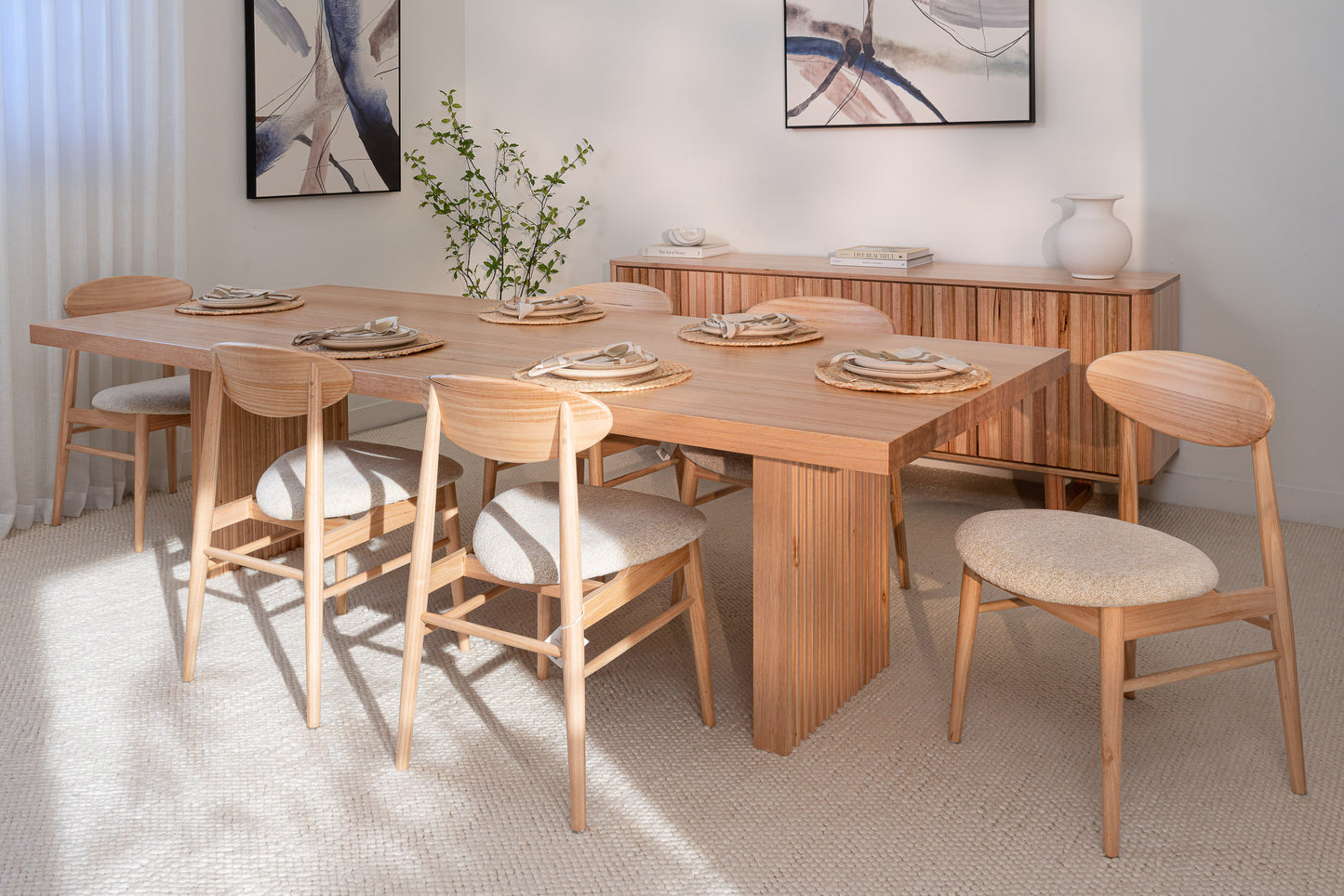 Hermes Vic Ash Signature Dining Table