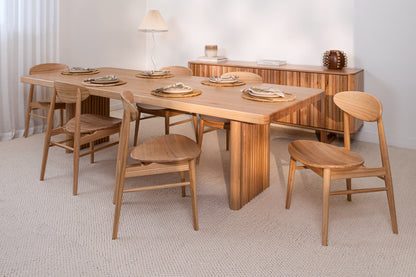 Hermes Curve Vic Ash Signature Dining Table