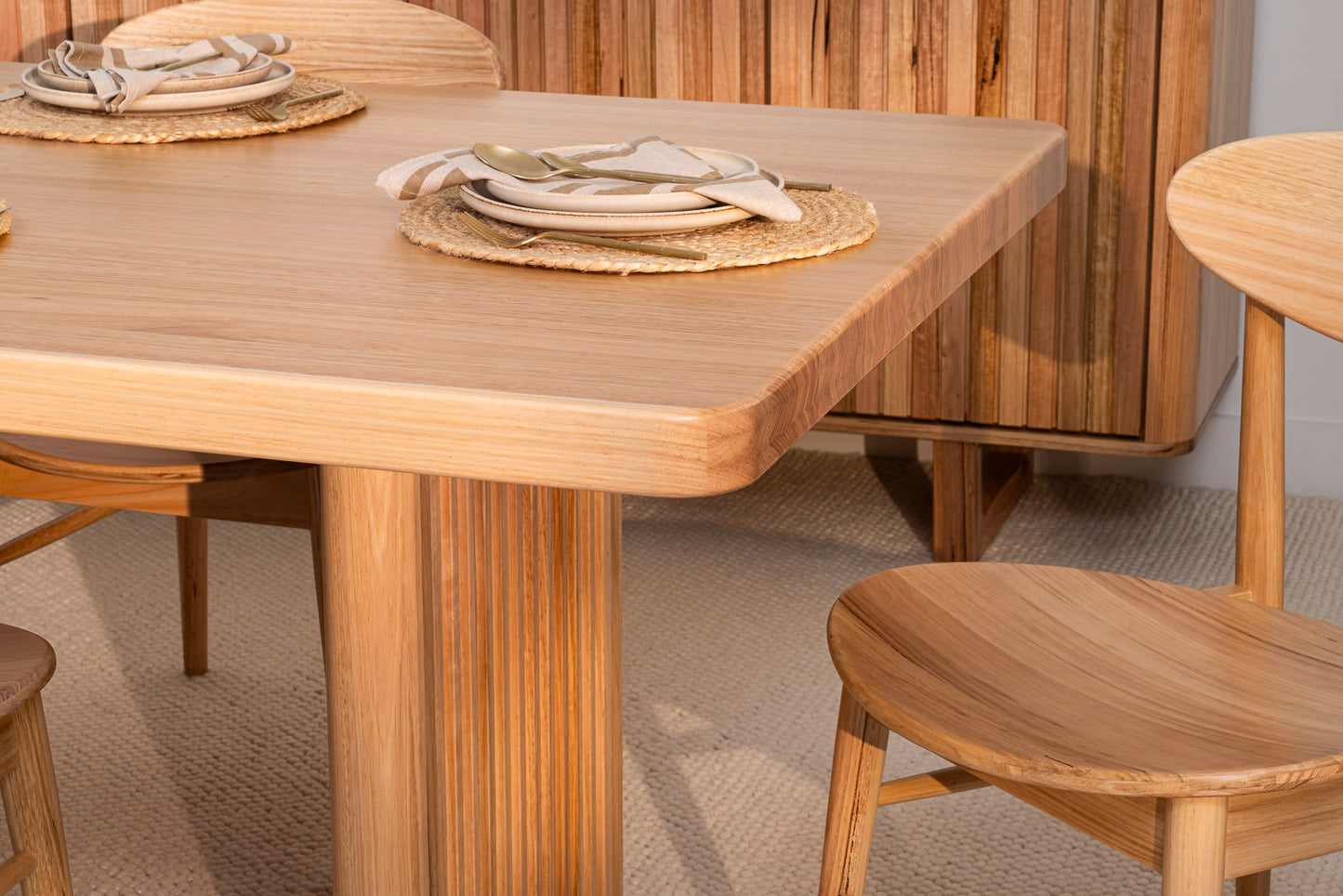 Hermes Curve Vic Ash Signature Dining Table