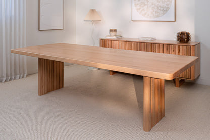 Hermes Curve Vic Ash Signature Dining Table
