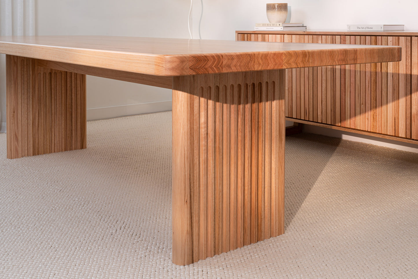 Hermes Curve Vic Ash Signature Dining Table
