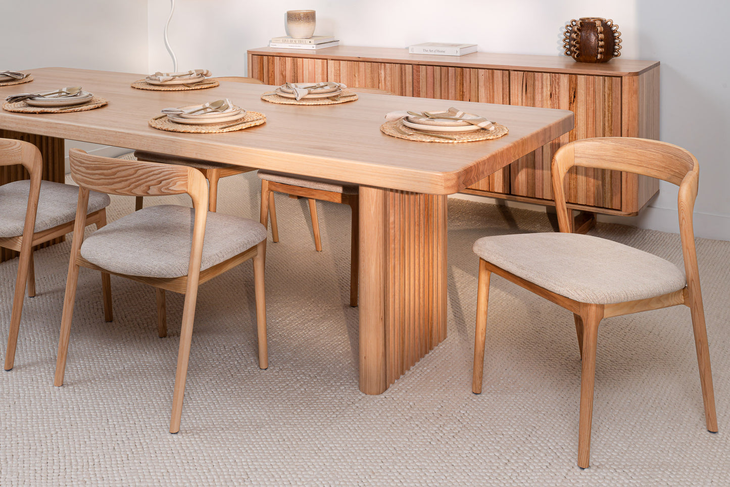 Hermes Curve Vic Ash Signature Dining Table