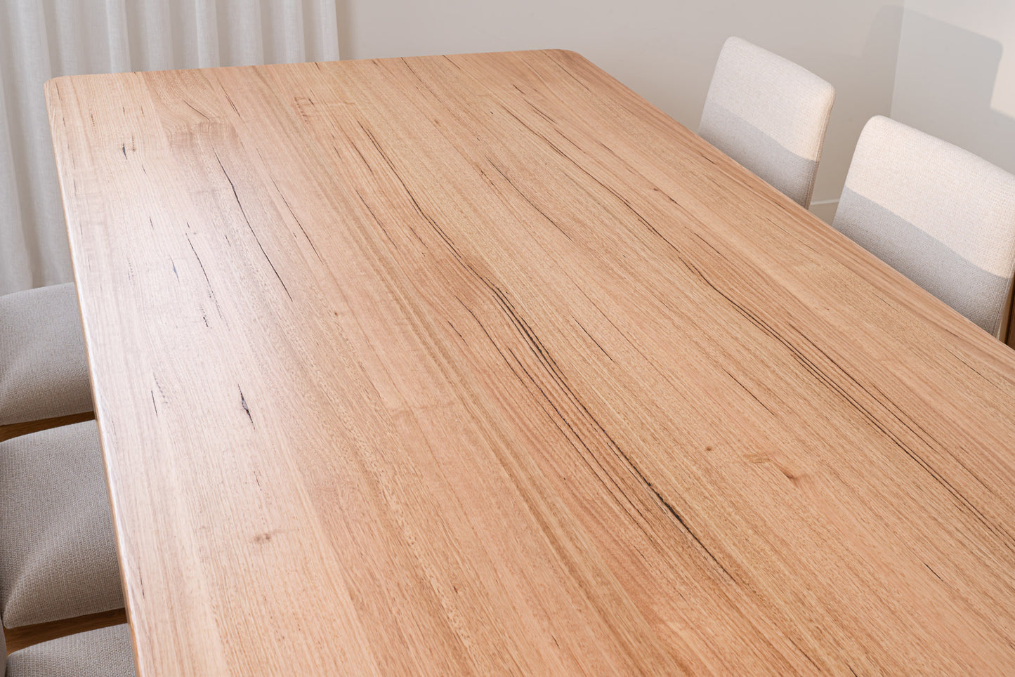Hermes Curve Vic Ash Feature Grade Dining Table