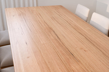 Hermes Curve Vic Ash Feature Grade Dining Table