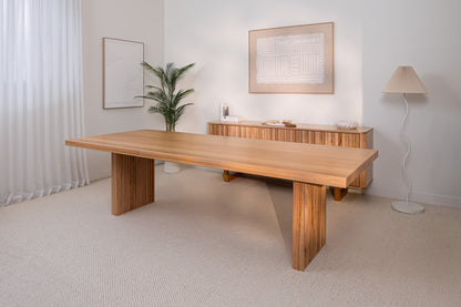 Hermes Vic Ash Feature Grade Dining Table