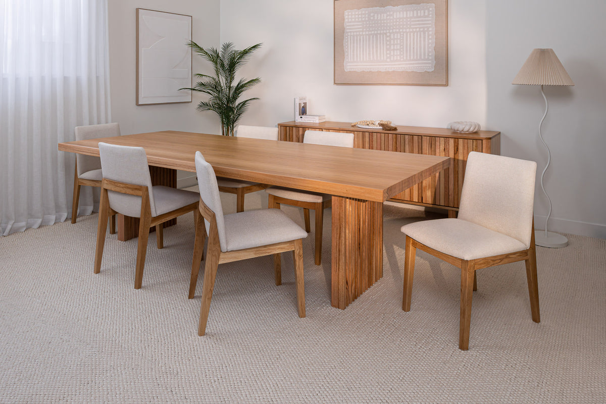Hermes Vic Ash Feature Grade Dining Table