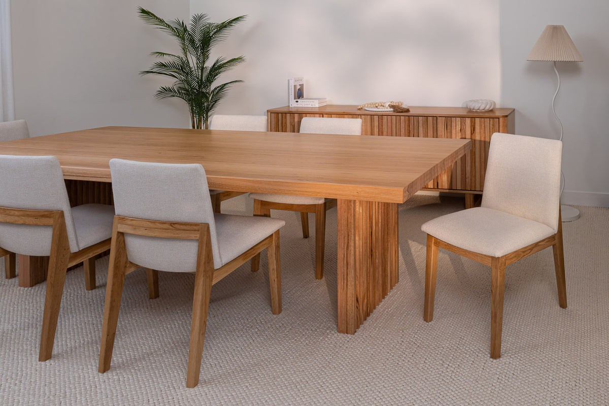 Hermes Vic Ash Feature Grade Dining Table