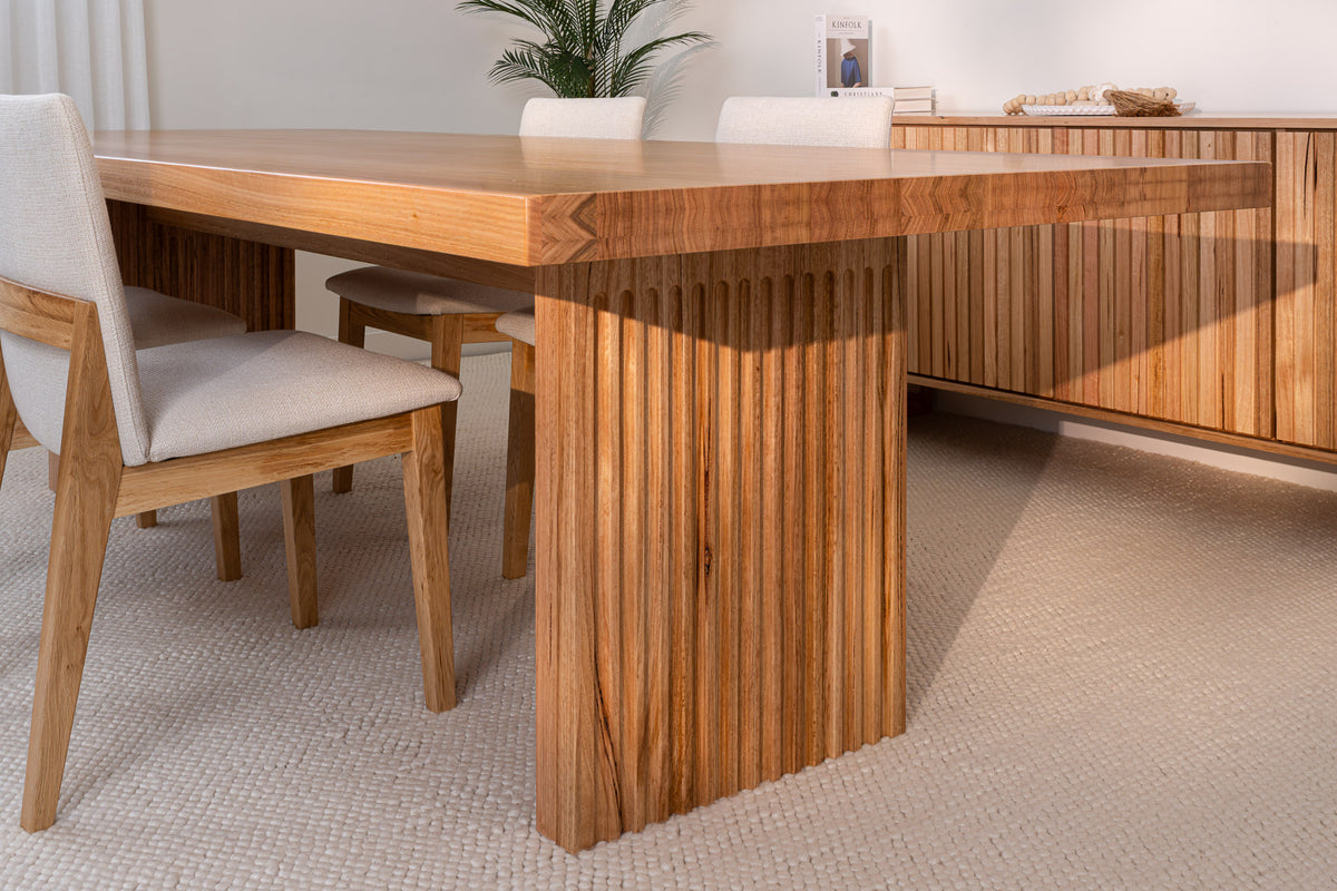 Hermes Vic Ash Feature Grade Dining Table