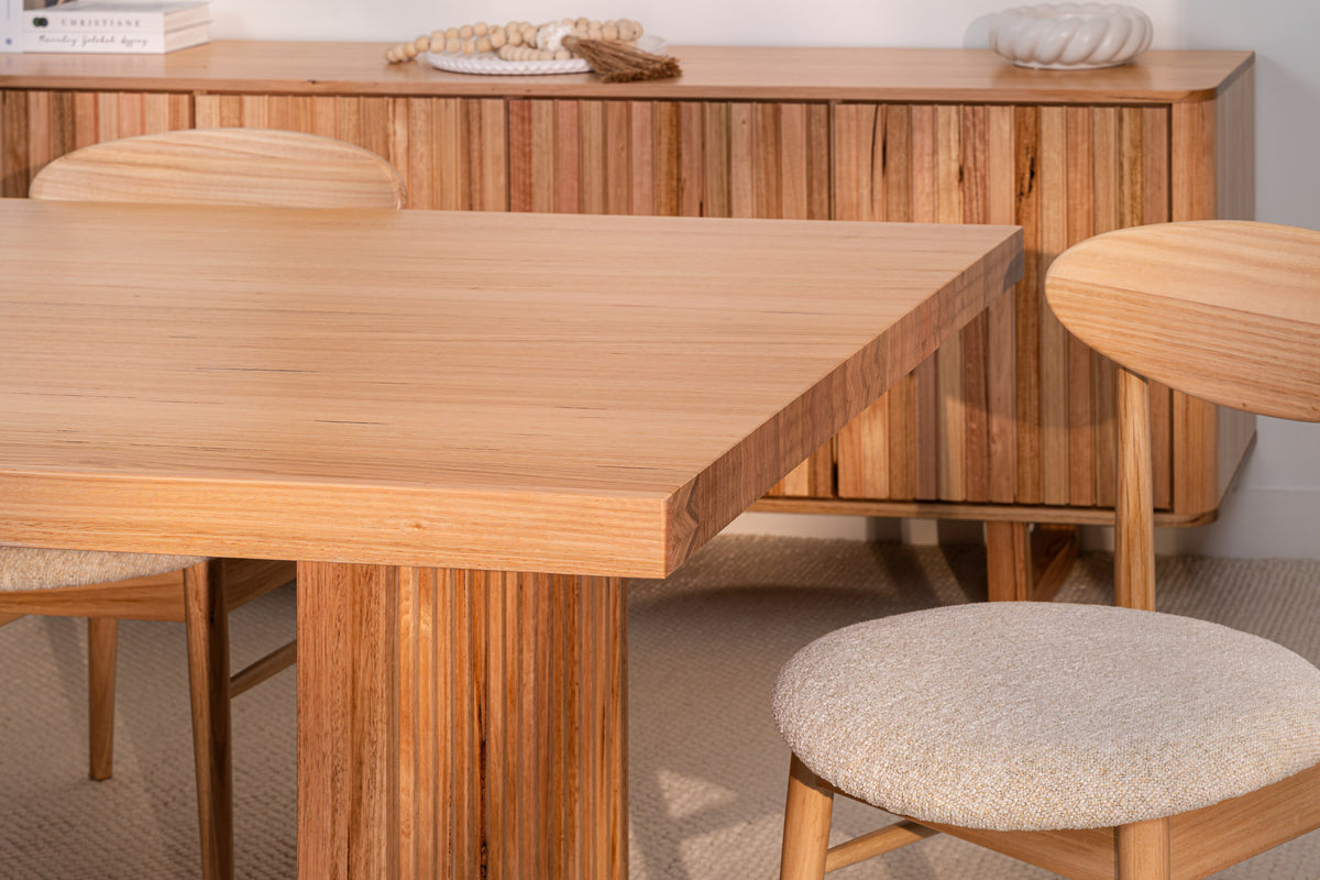 Hermes Vic Ash Feature Grade Dining Table