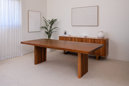 Hermes Curve Blackwood Heritage Dining Table