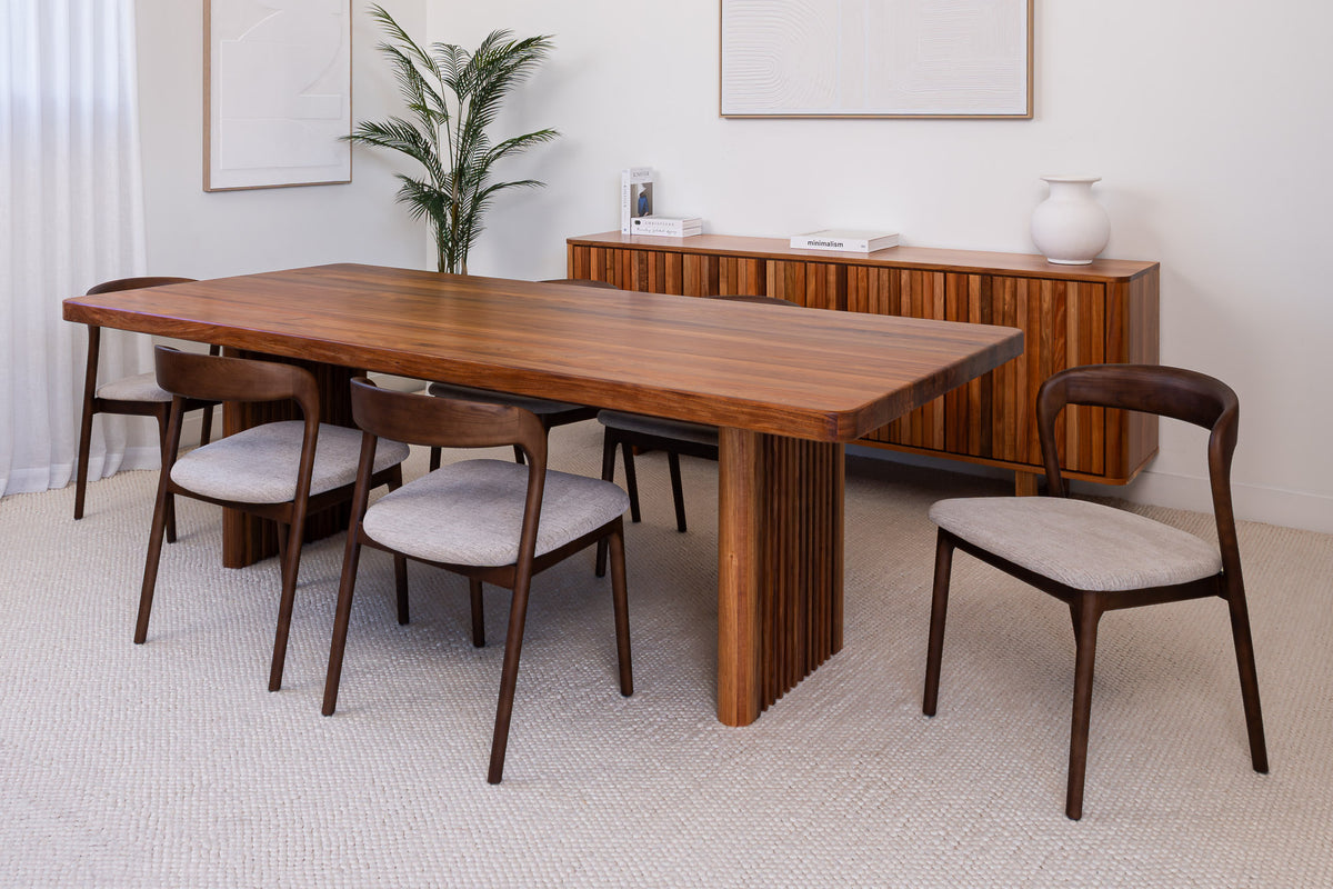Hermes Curve Blackwood Heritage Dining Table