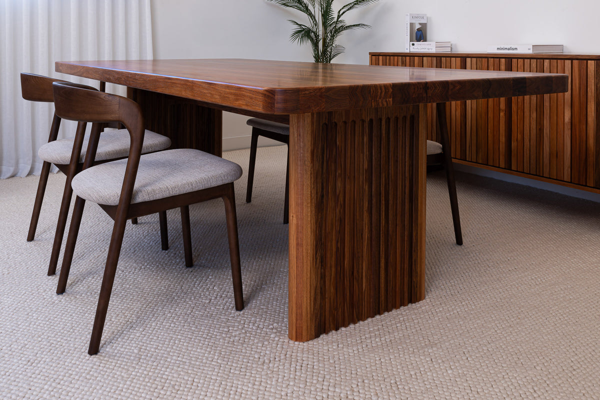 Hermes Curve Blackwood Heritage Dining Table