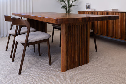 Hermes Curve Blackwood Heritage Dining Table