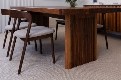 Hermes Curve Blackwood Heritage Dining Table