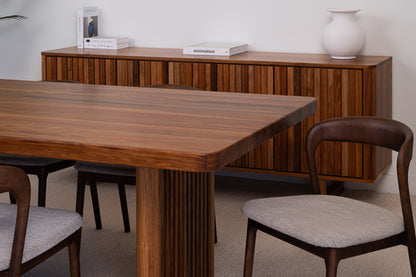 Hermes Curve Blackwood Heritage Dining Table