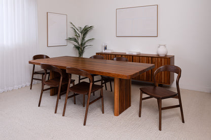 Hermes Curve Blackwood Heritage Dining Table