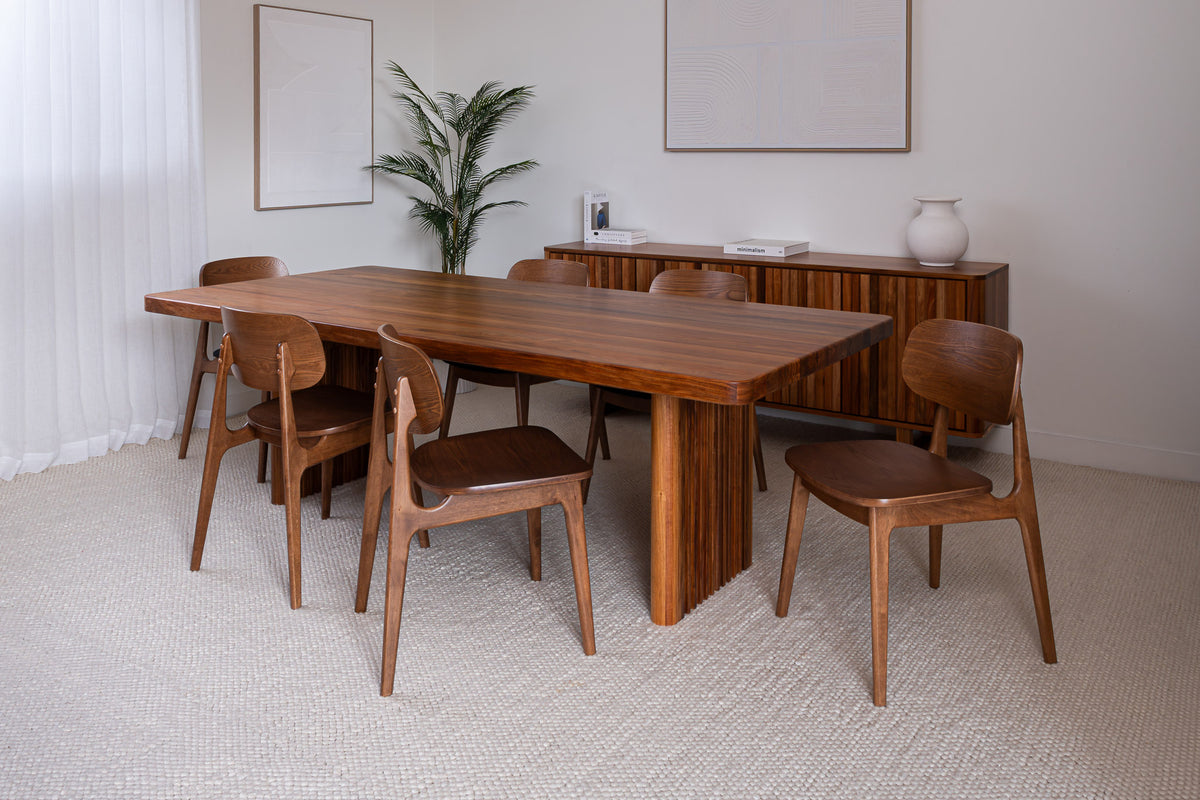 Hermes Curve Blackwood Heritage Dining Table