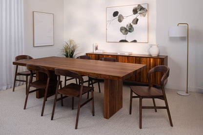 Freya Solid Walnut Hardwood Dining Chair