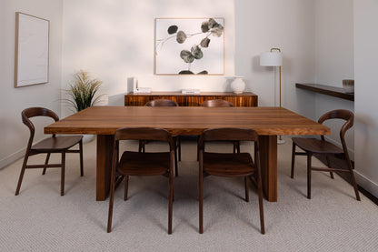 Freya Solid Walnut Hardwood Dining Chair
