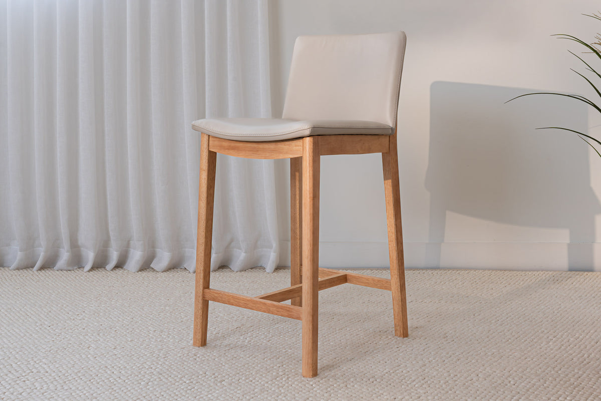 Taba Leather Barstool
