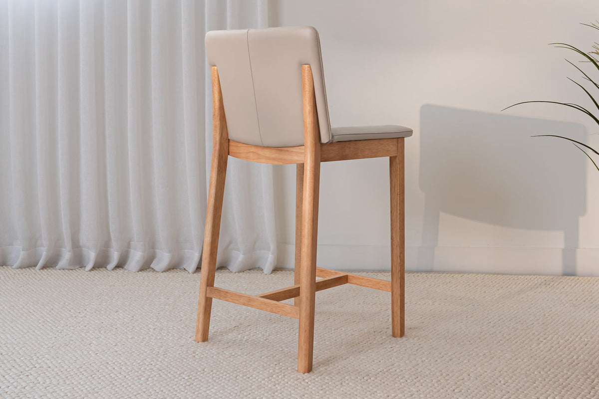 Taba Leather Barstool