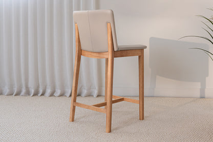 Taba Leather Barstool