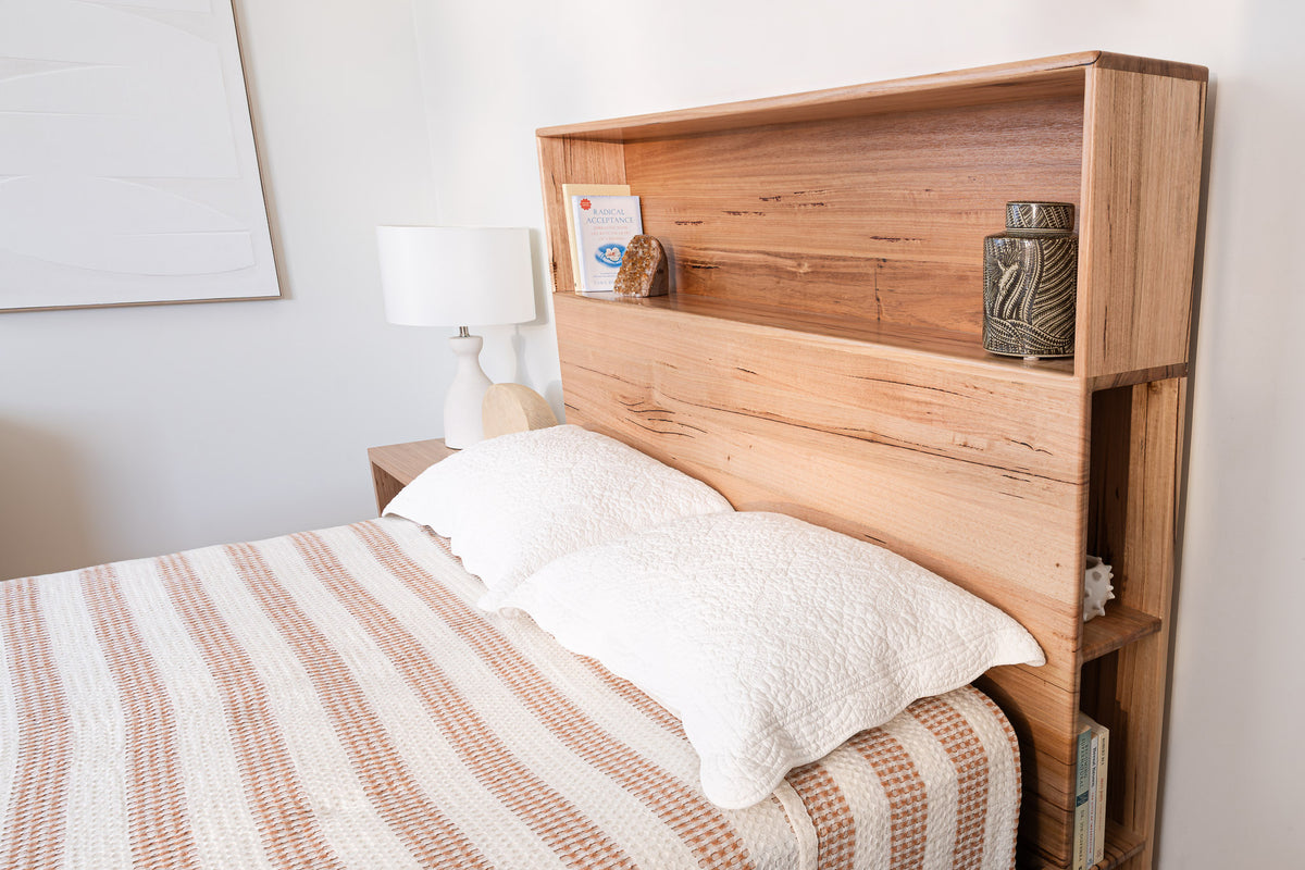 York Curve 4 Drawer Bookcase Messmate Bed Frame