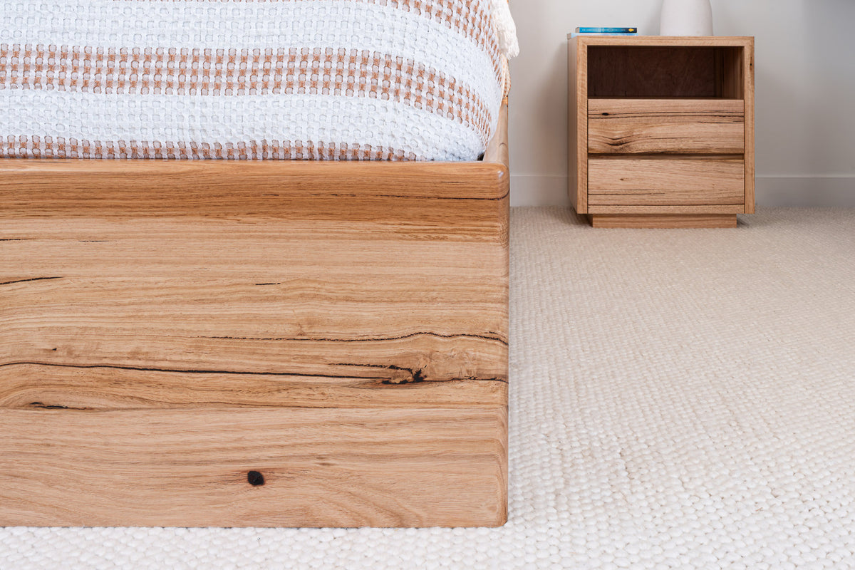 York Curve 4 Drawer Bookcase Messmate Bed Frame