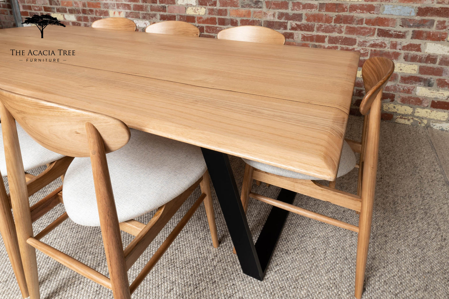 Dante Solid Australian Messmate Hardwood Dining Table