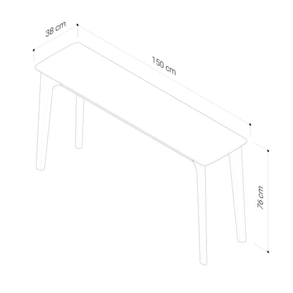 Eden American Oak Console