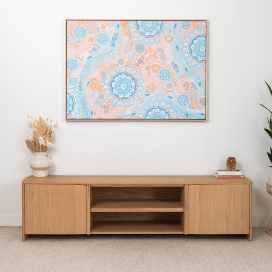 Eden American Oak TV Unit