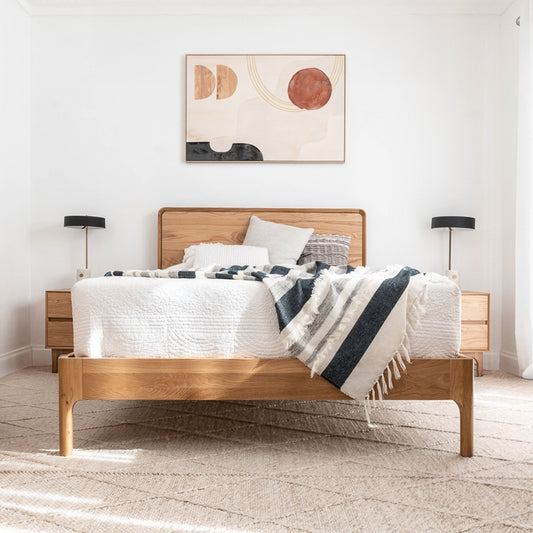Emery American Oak Bed Frame
