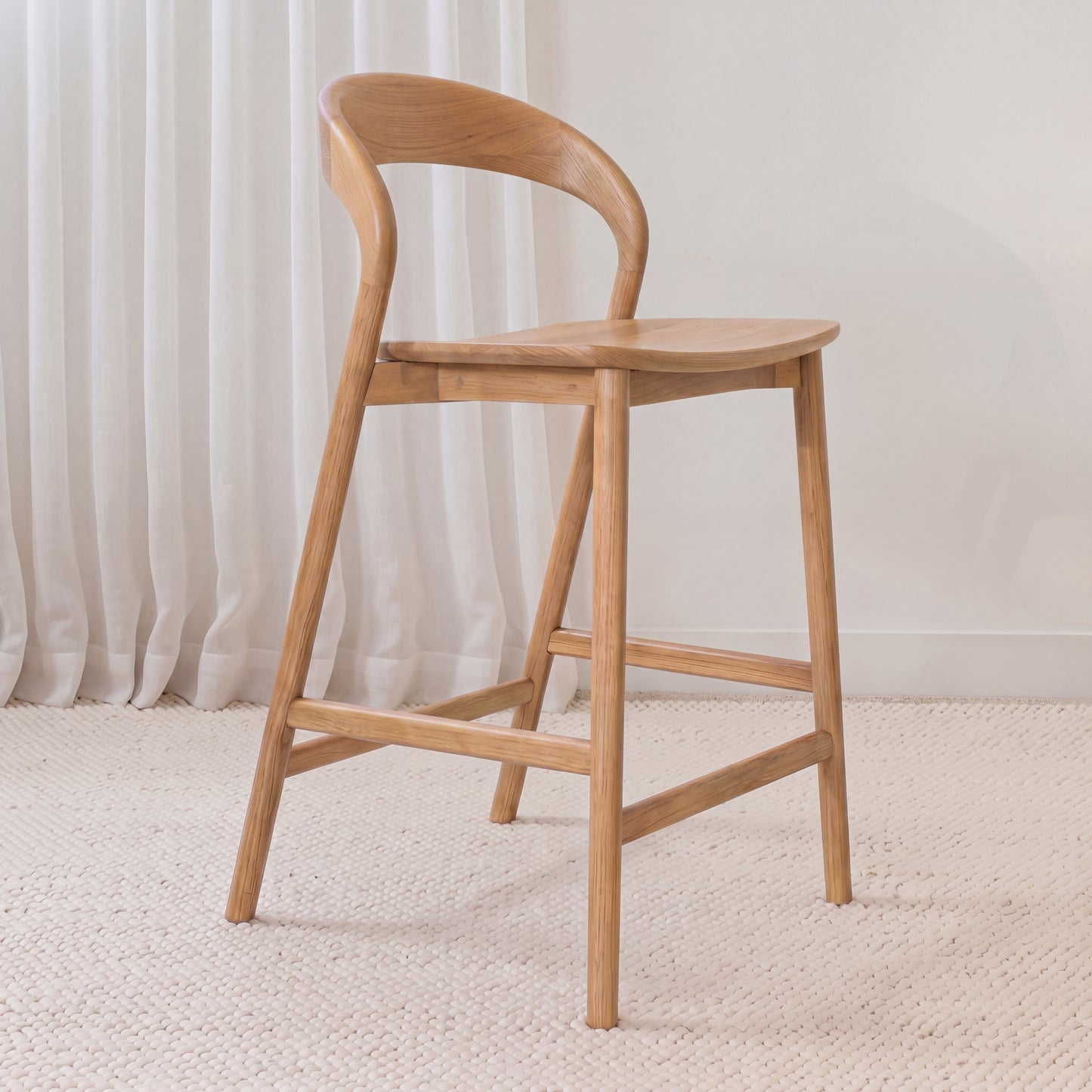 Freya American Oak Barstool