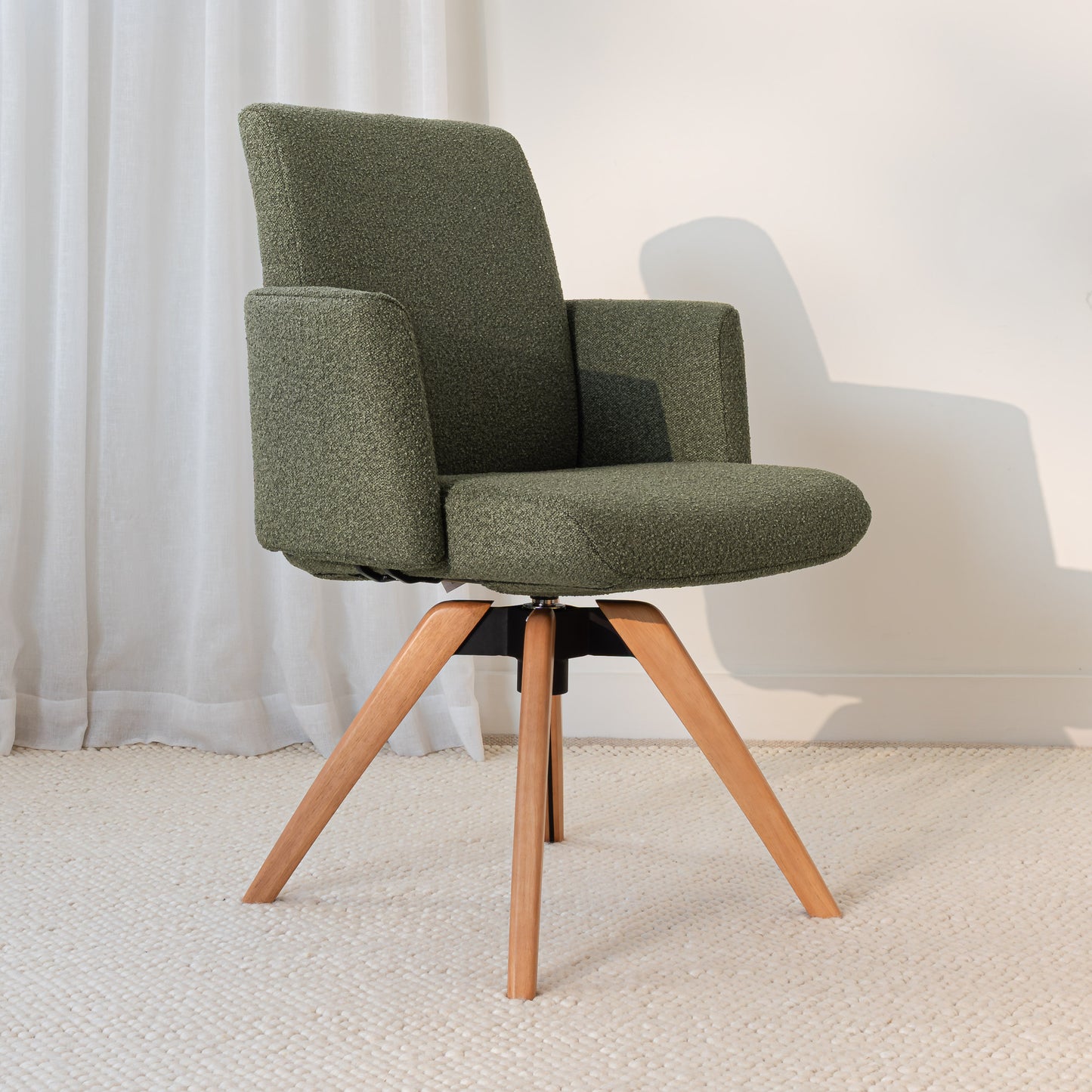 Hygge Swivel Upholstered Dining Chair