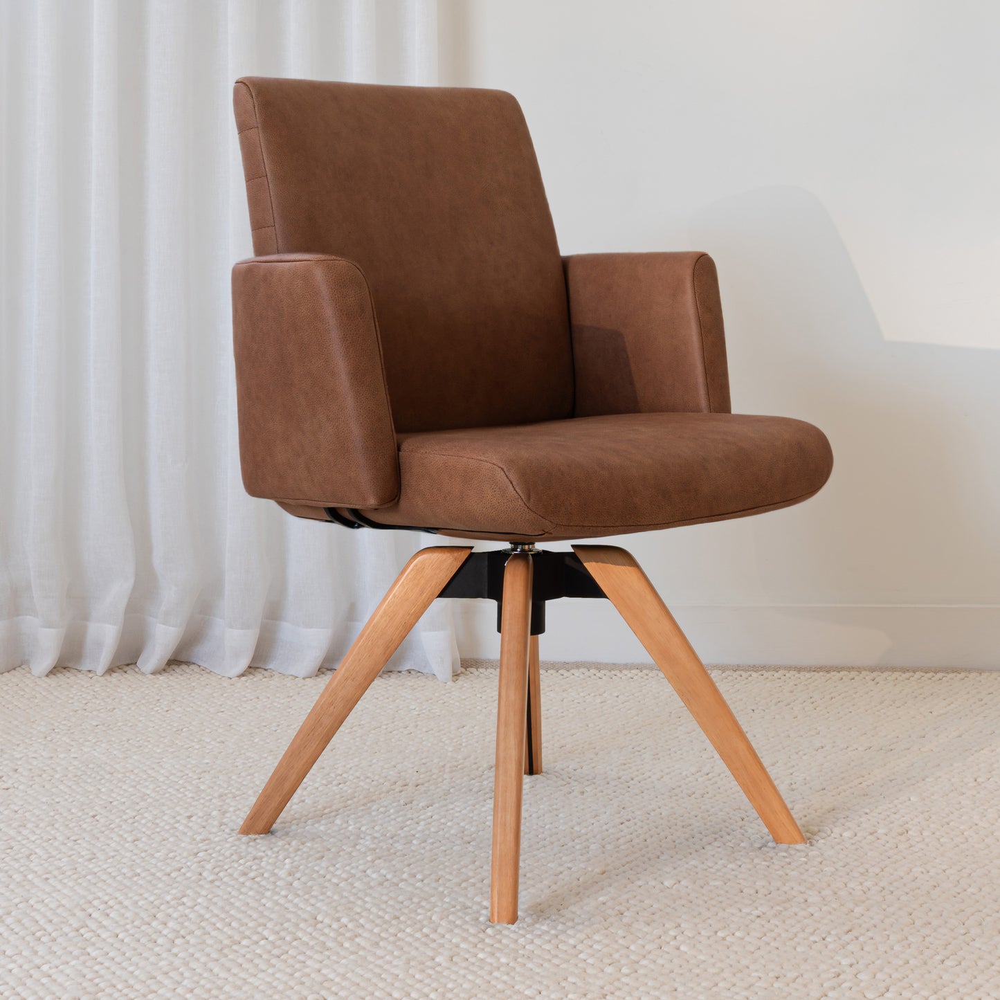 Hygge Swivel Upholstered Dining Chair