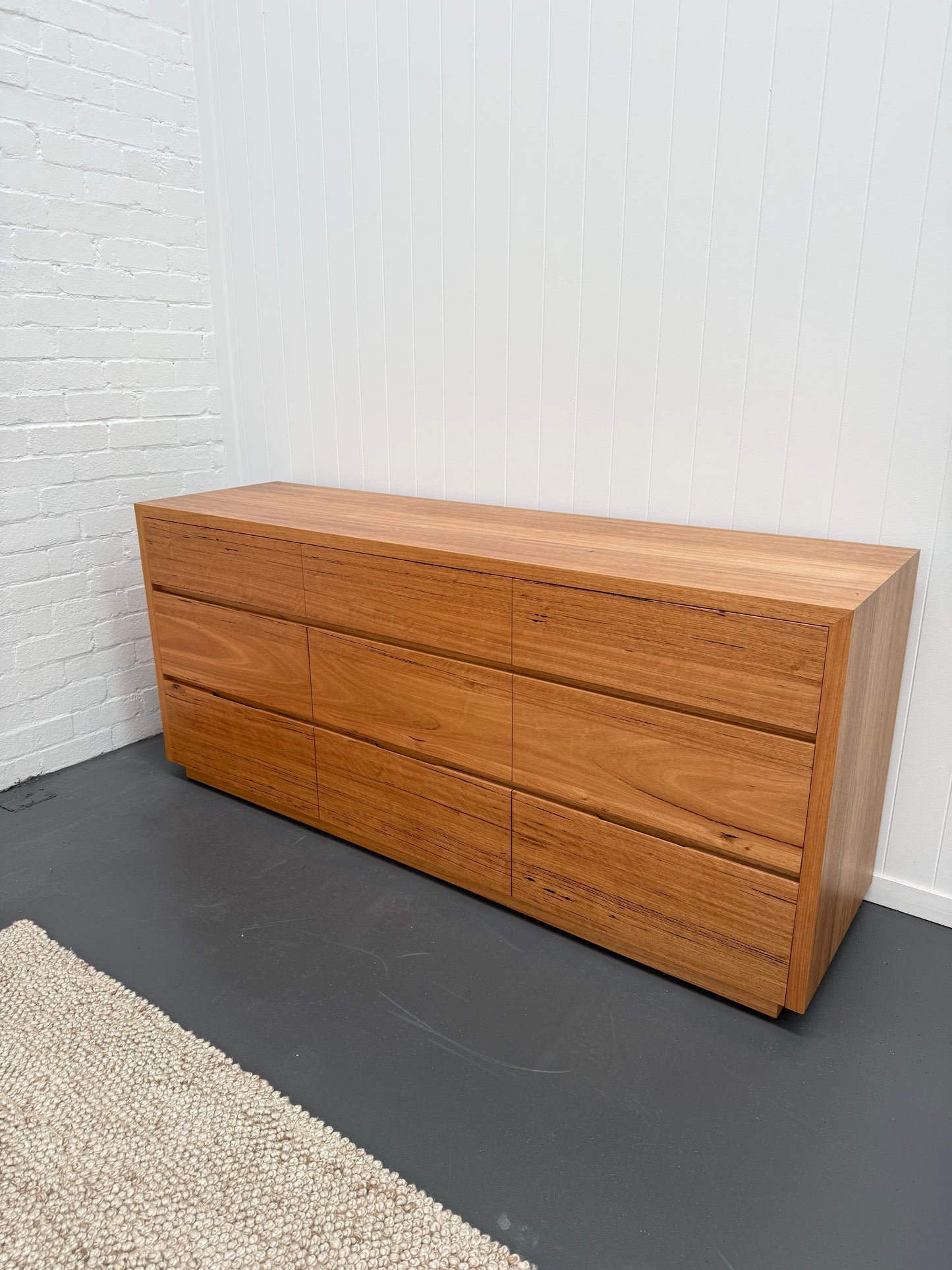 Ex Demo 9 Drawer Cape Town Messmate Dresser - Brisbane Showroom