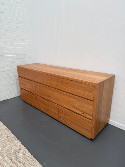 Ex Demo 9 Drawer Cape Town Messmate Dresser - Brisbane Showroom