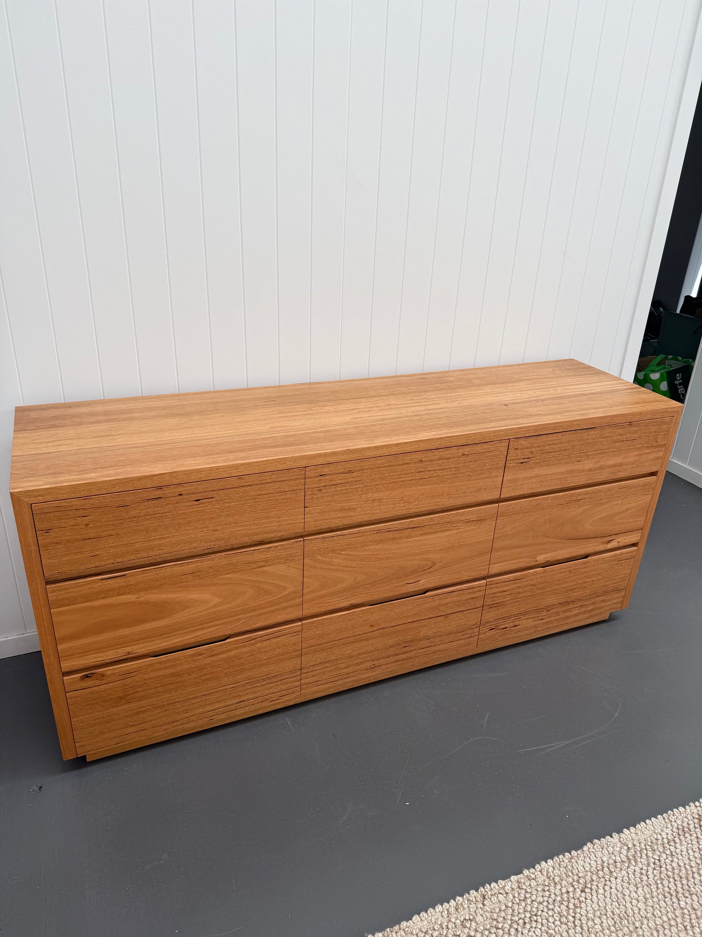 Ex Demo 9 Drawer Cape Town Messmate Dresser - Brisbane Showroom
