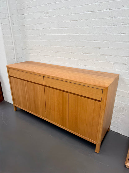 Ex Demo 1.6m Yakka Tasmanian Oak Feature Grade Sideboard & Buffet - Brisbane Showroom