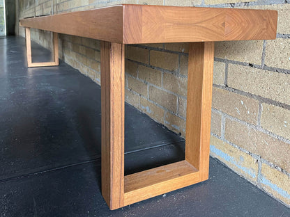 Ex Demo 2.6m Solid Messmate Bench Seat - Available in Brisbane Showroom