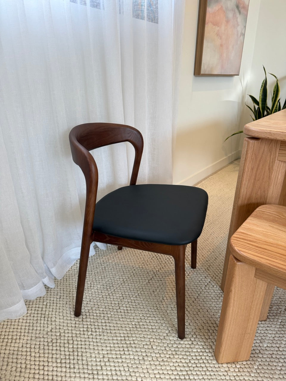 Sophie Solid American Ash Oak Hardwood Dining Chair